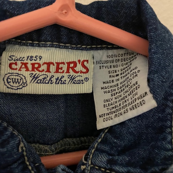 Carter’s Denim Dress 24M - Picture 3 of 3